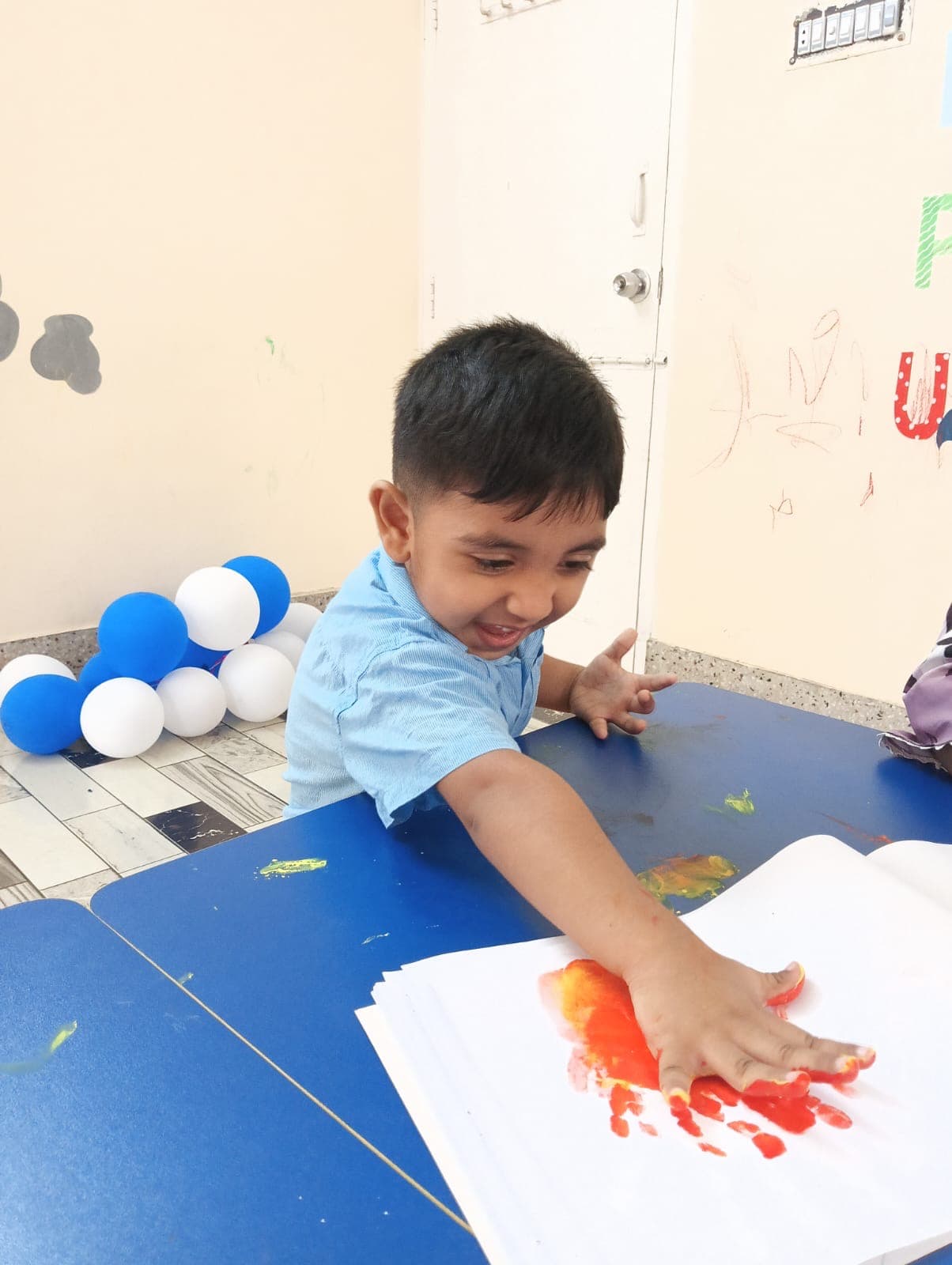 Creative arts and crafts session